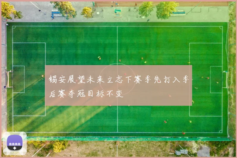 锡安展望未来立志下赛季先打入季后赛夺冠目标不变